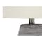 Monarch Specialties Lighting, 19 in.H, Table Lamp, Grey Ceramic, Ivory / Cream Shade, Contemporary I 9633 - alternate 5